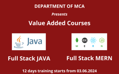 Value Added Course – Full Stack Java & MERN